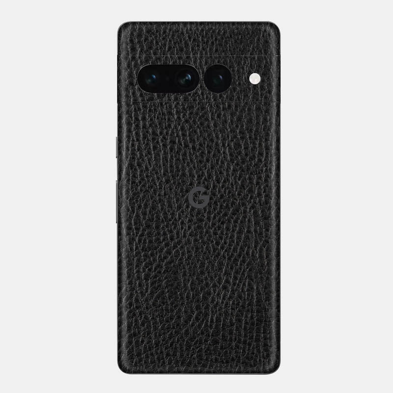 Black Leather Glass Back