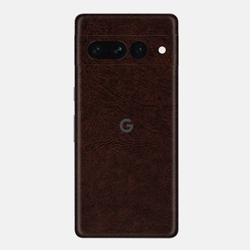 Brown Leather Glass Back