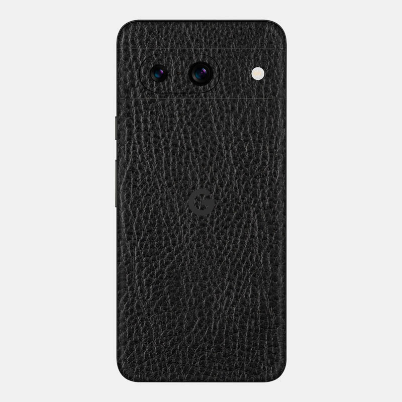 Black Leather Glass Back