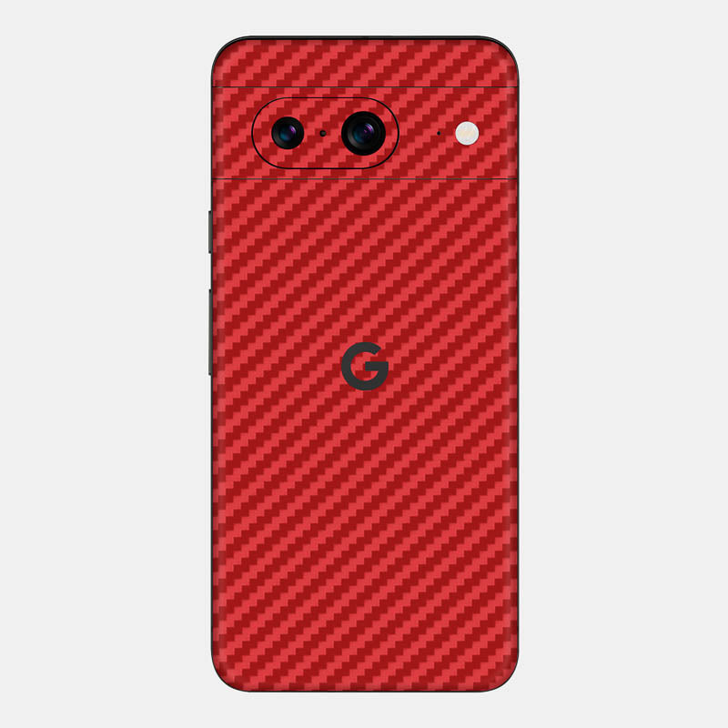 Carbon Fibre Red Glass Back