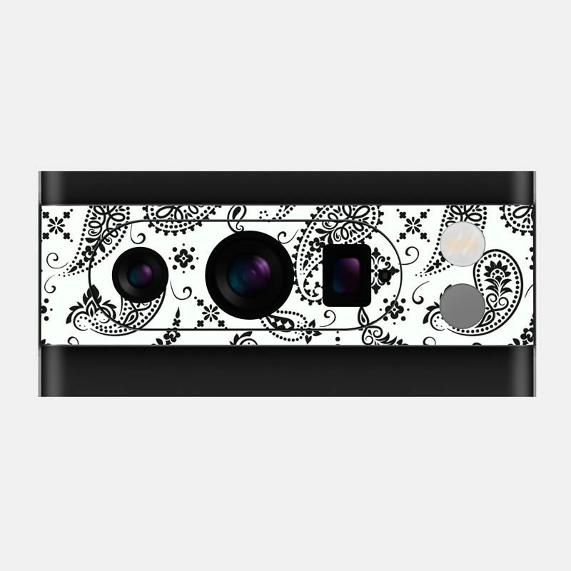 White Paisley Pack of 2
