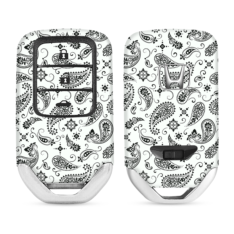 White Paisley Key-1