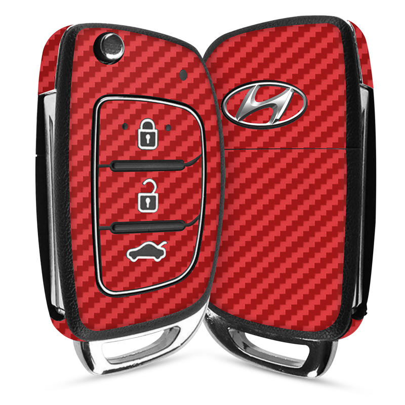 Carbon Fibre Red Key-1