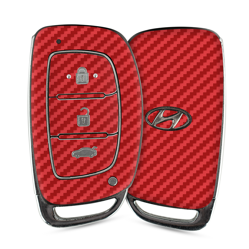 Carbon Fibre Red Key-1