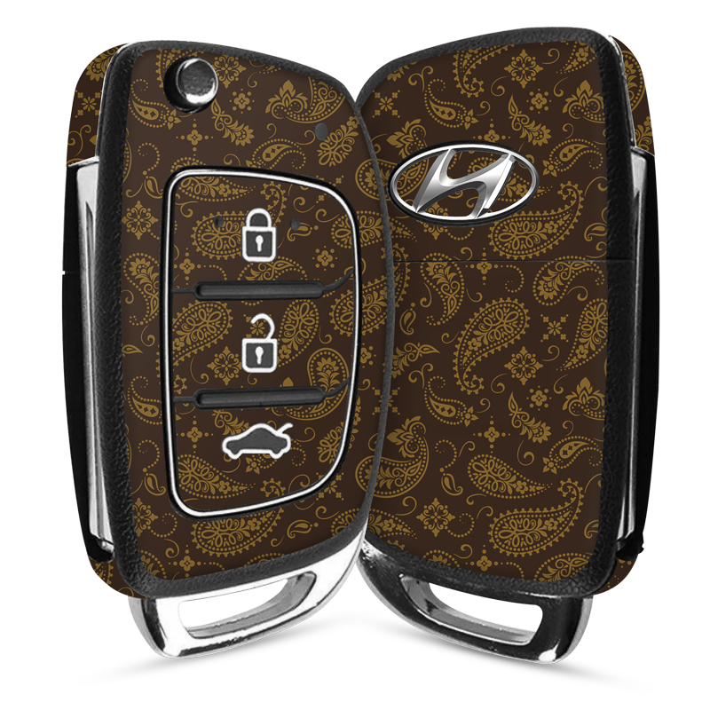 Brown Paisley Key-1