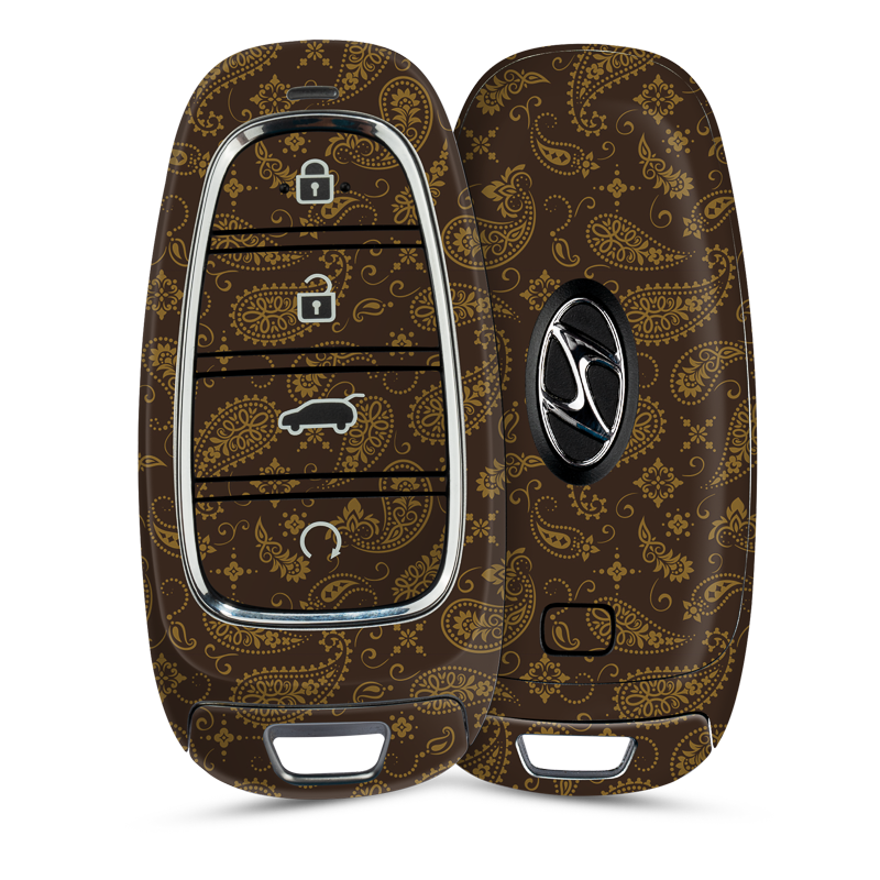 Brown Paisley Key-1