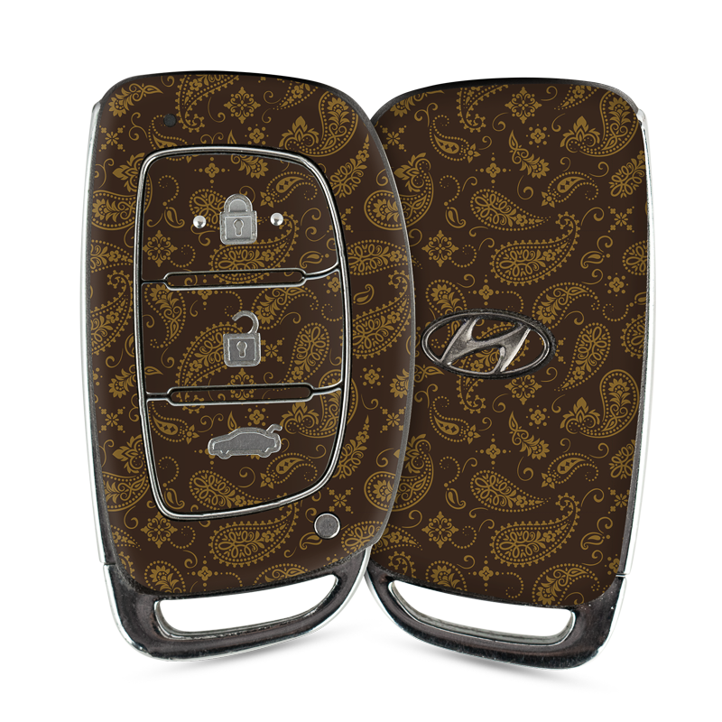 Brown Paisley Key-1