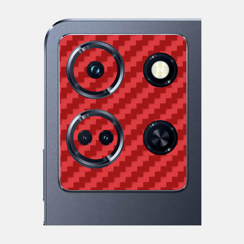 Carbon Fibre Red Pack of 2