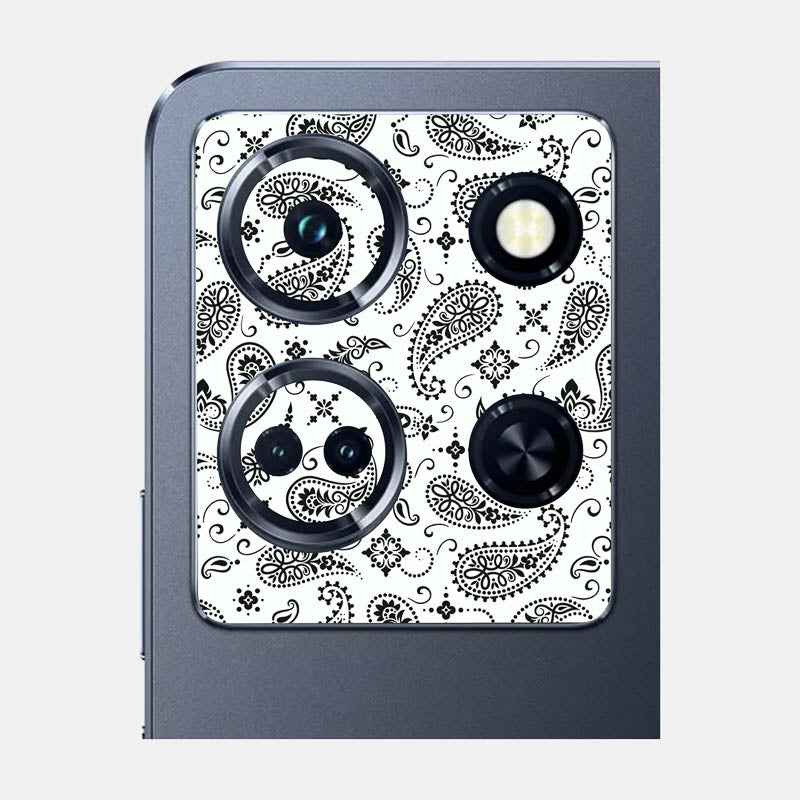 White Paisley Pack of 2