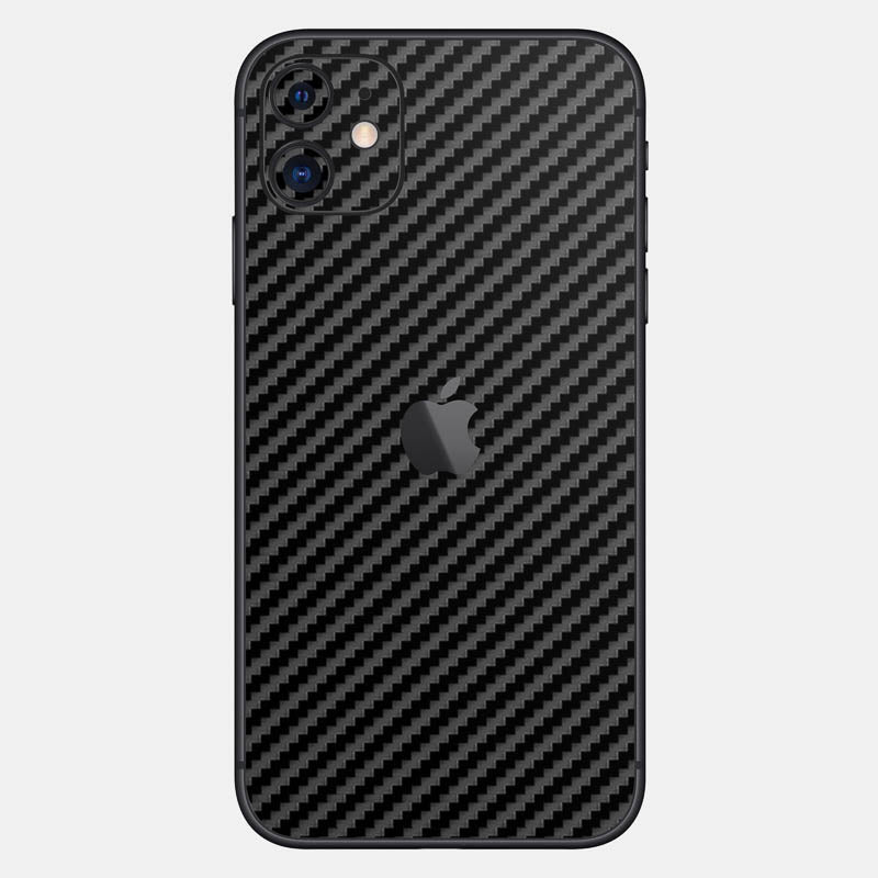 Carbon Fibre Black Glass Back