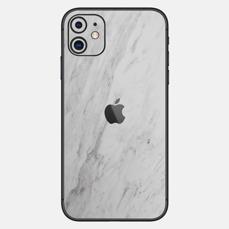 White Marble Glass Back