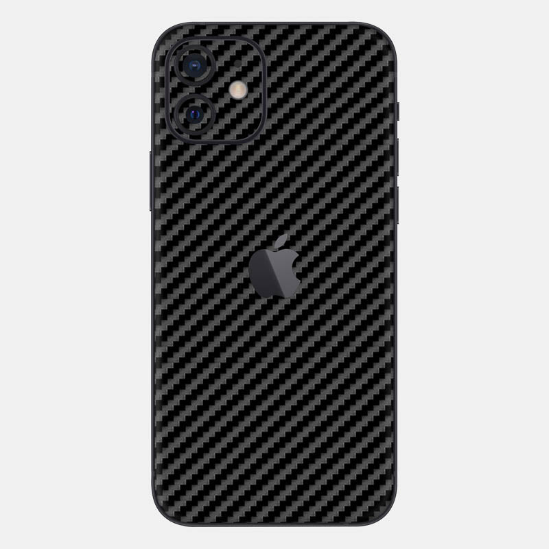 Carbon Fibre Black Glass Back