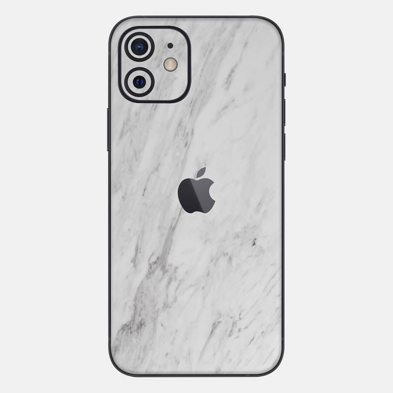 White Marble Glass Back