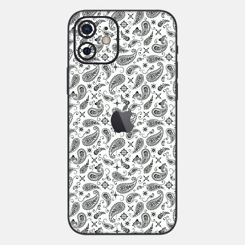 White Paisley Full Body 