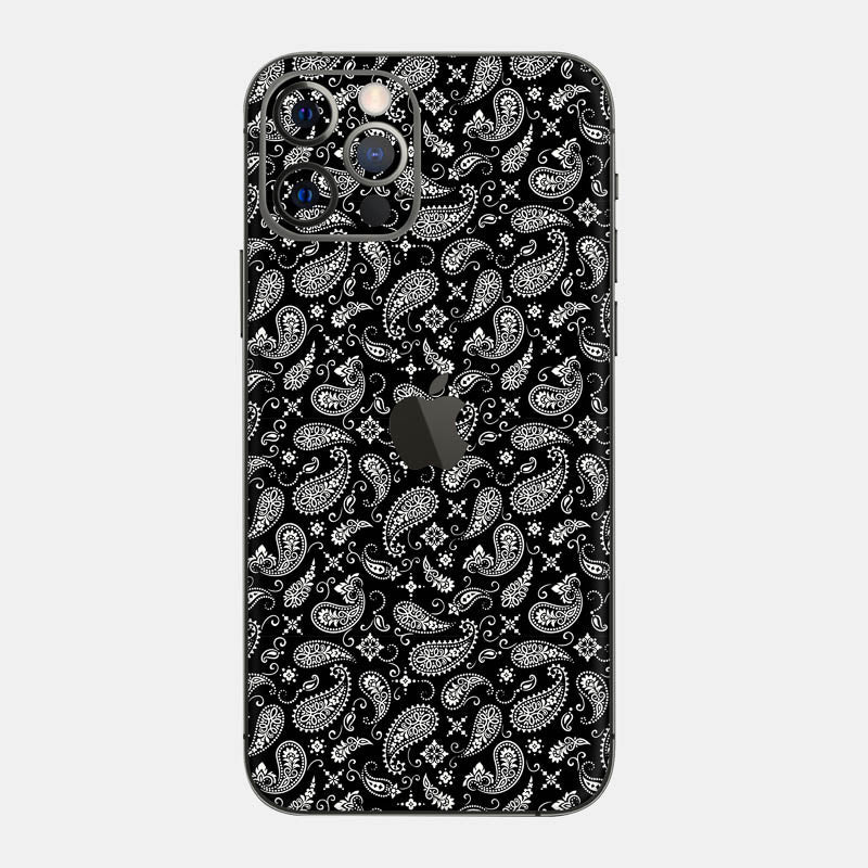 Black Paisley Full Body 