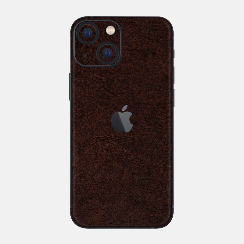 Brown Leather Glass Back