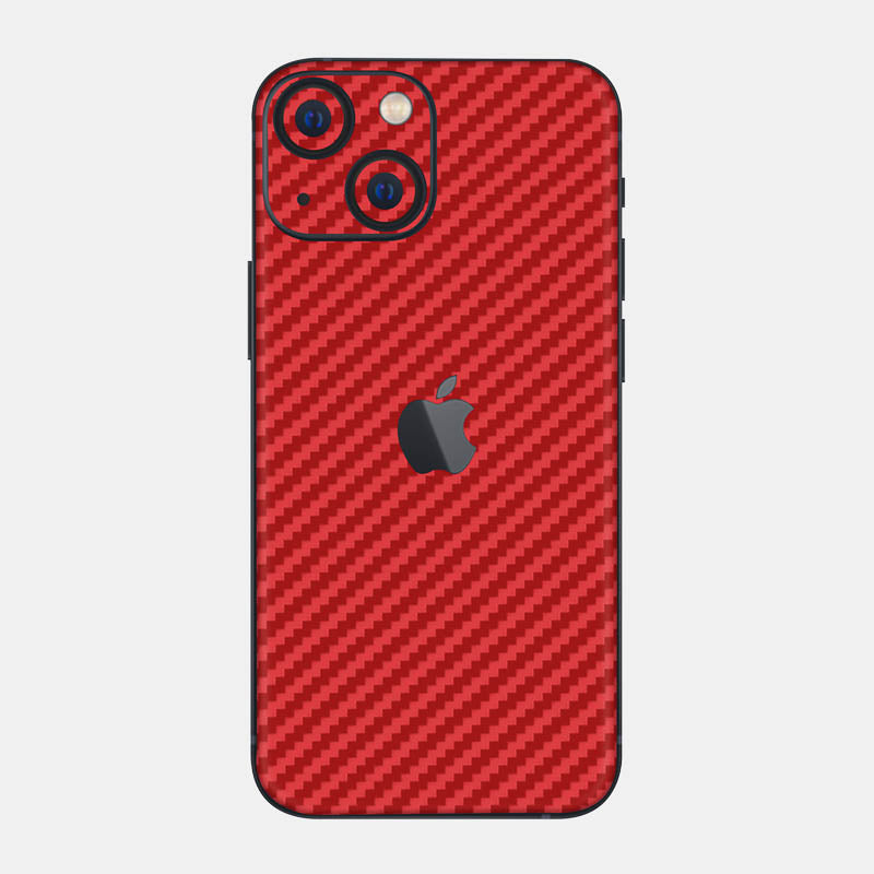 Carbon Fibre Red Glass Back