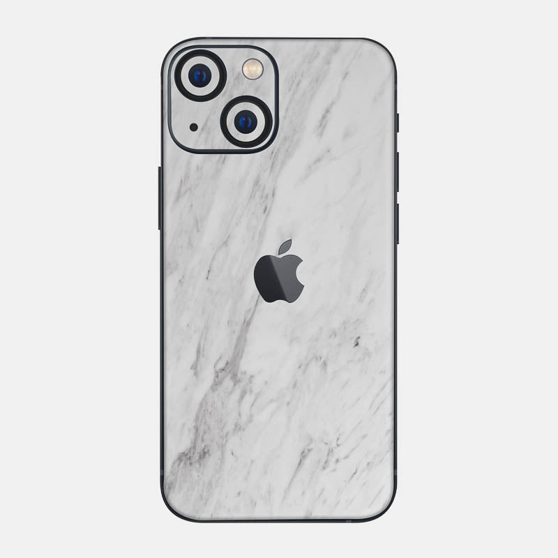 White Marble Glass Back