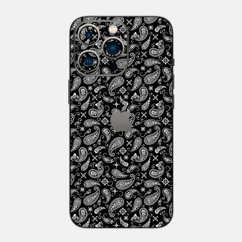 Black Paisley Full Body 