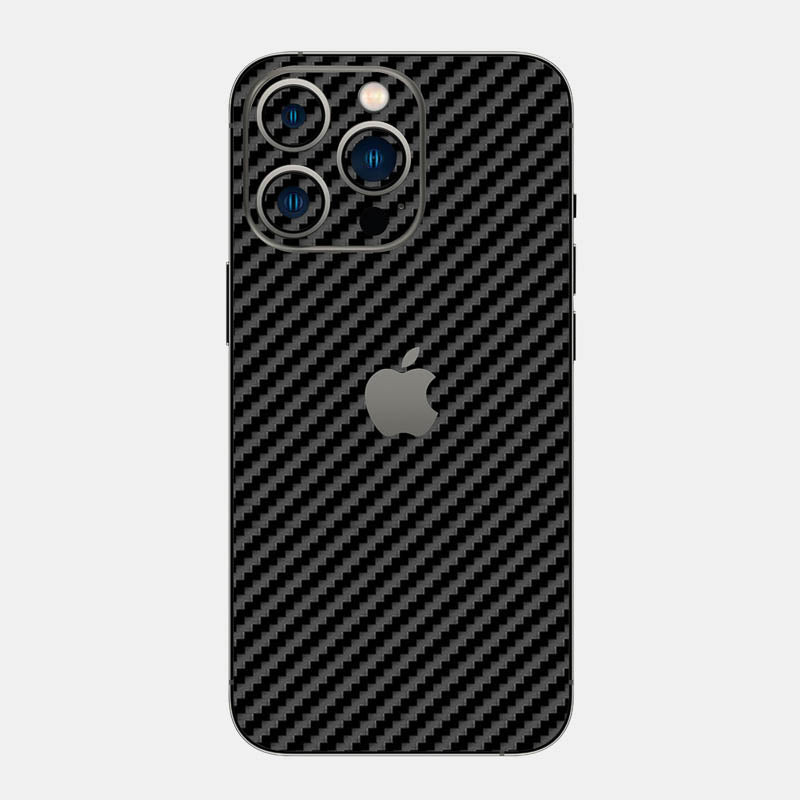 Carbon Fibre Black Glass Back