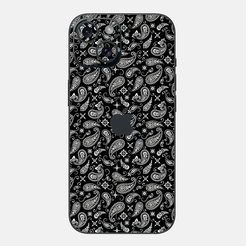 Black Paisley Full Body