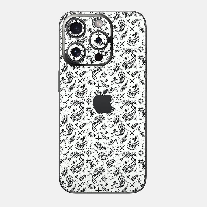 White Paisley Full Body