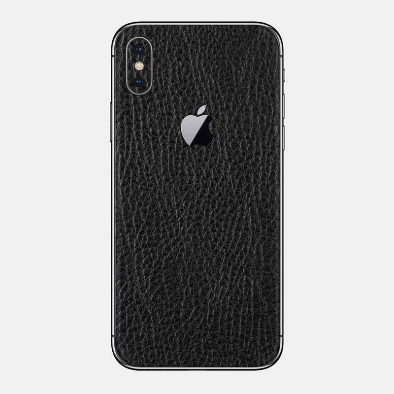 Black Leather Glass Back