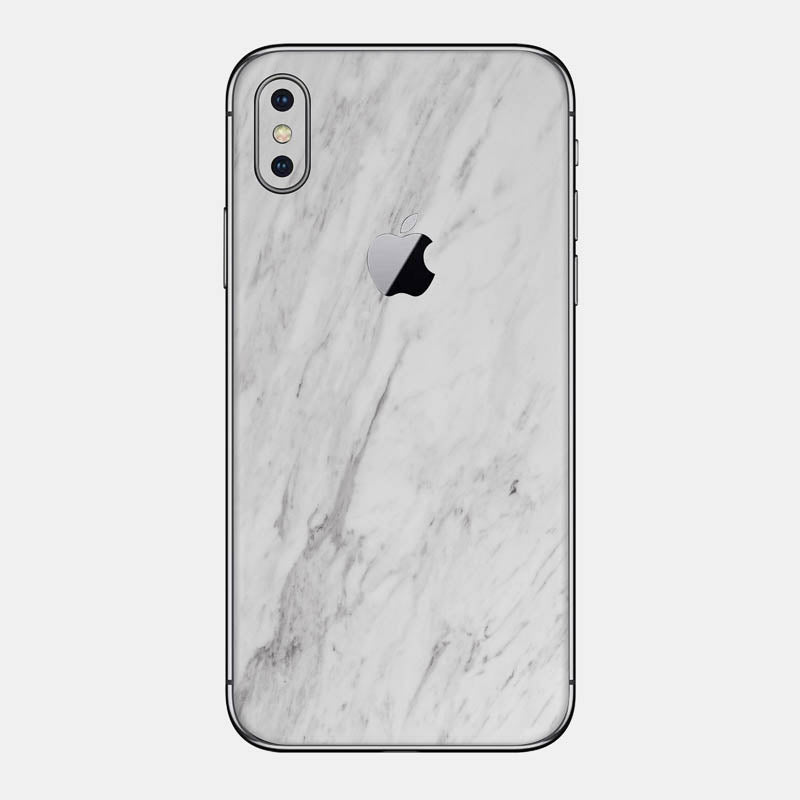 White Marble Glass Back