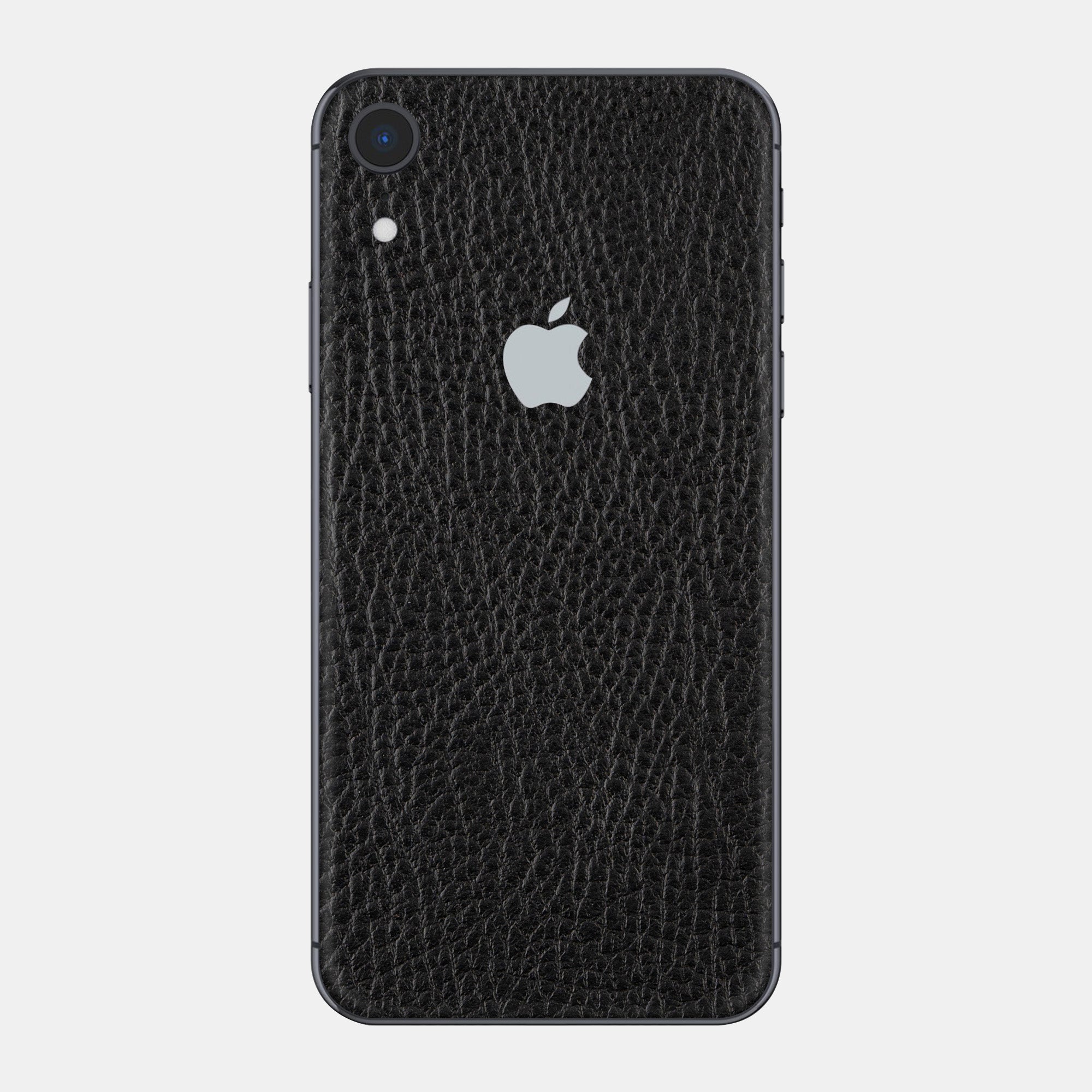 Black Leather Glass Back