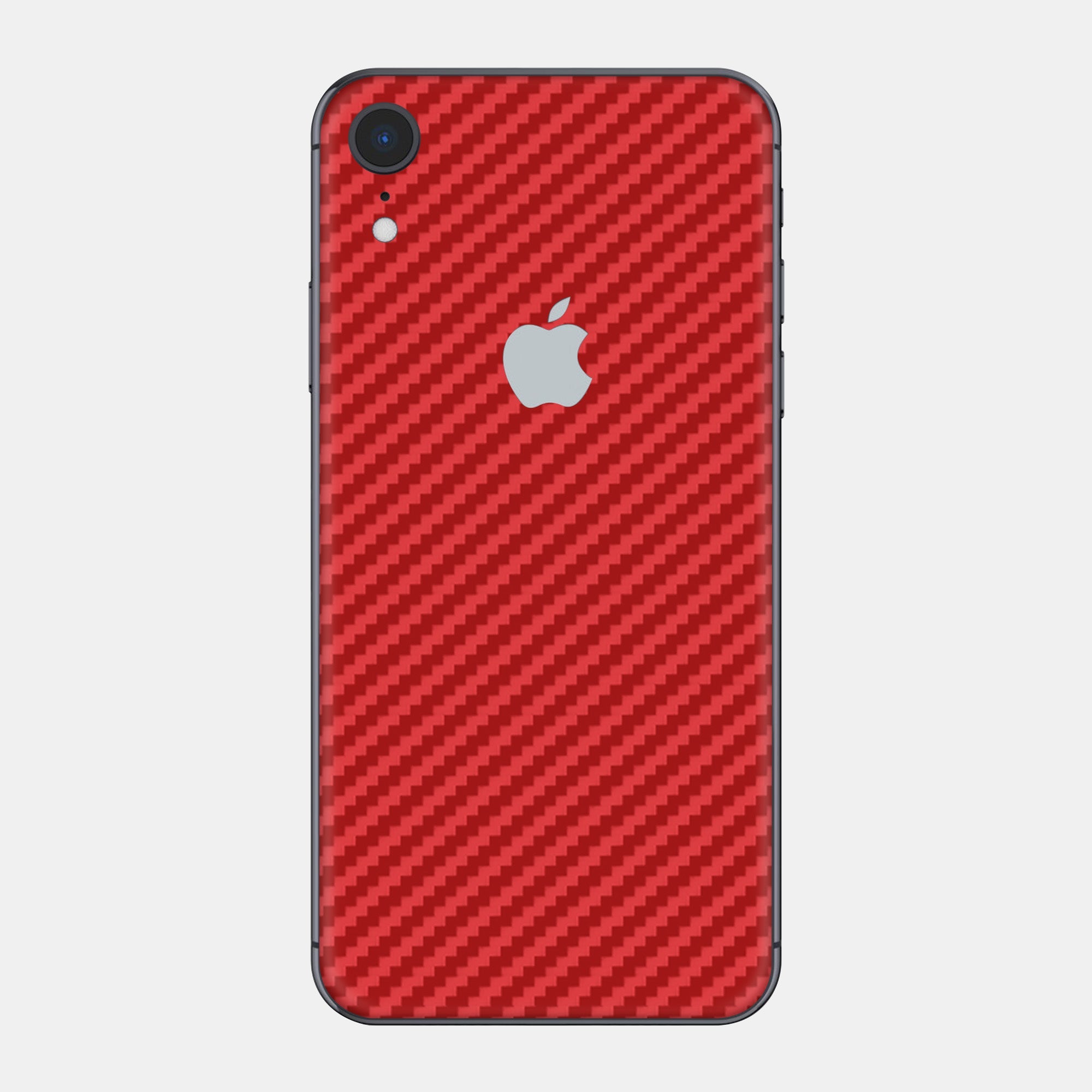 Carbon Fibre Red Glass Back