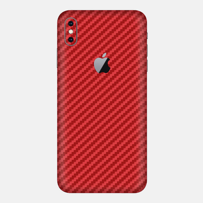 Carbon Fibre Red Full Back