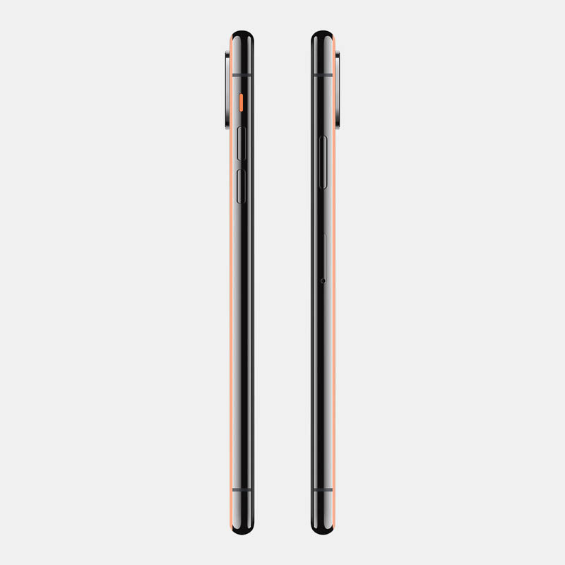 Peach Glass Back