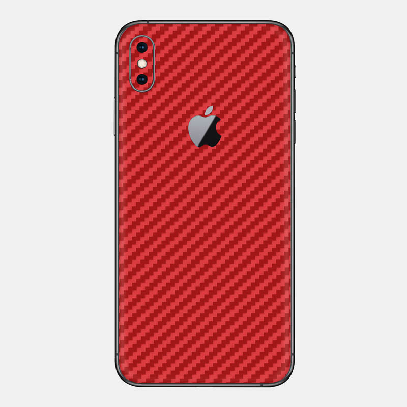 Carbon Fibre Red Glass Back