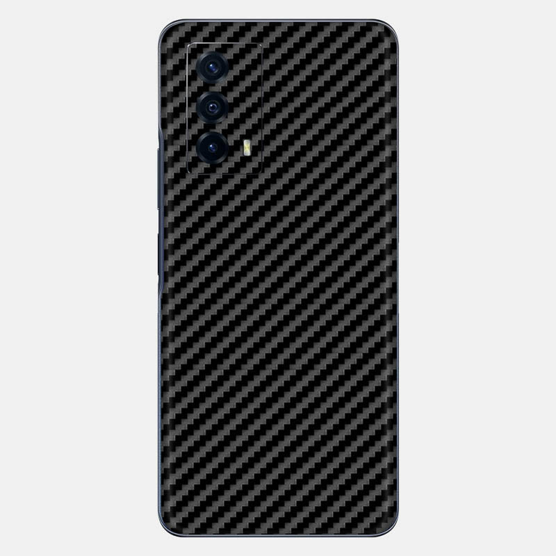 Carbon Fibre Black Glass Back