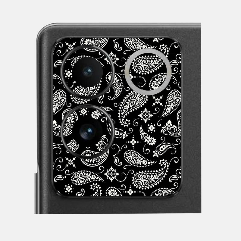 Black Paisley Pack of 2