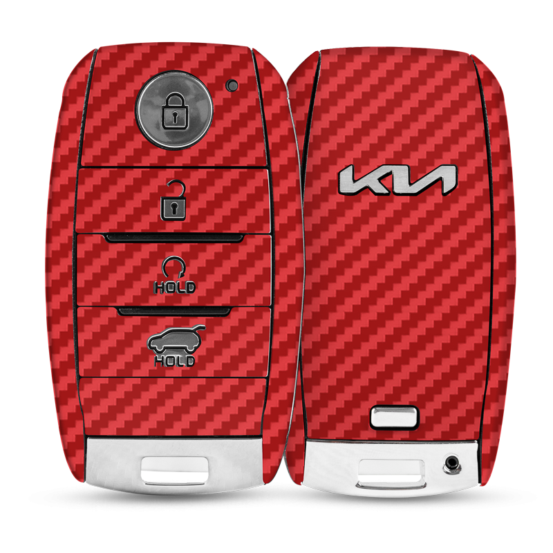 Carbon Fibre Red Key-1