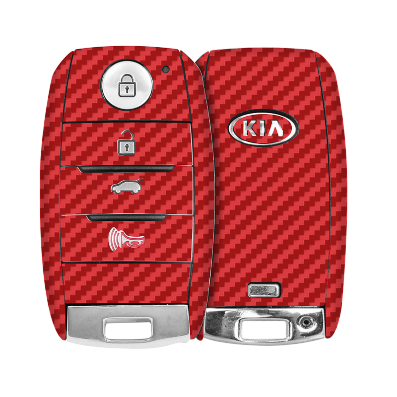 Carbon Fibre Red Key-1