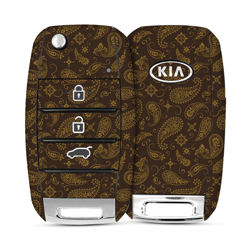 Brown Paisley Key-1