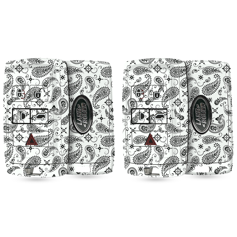 White Paisley Key-1 + Key-2