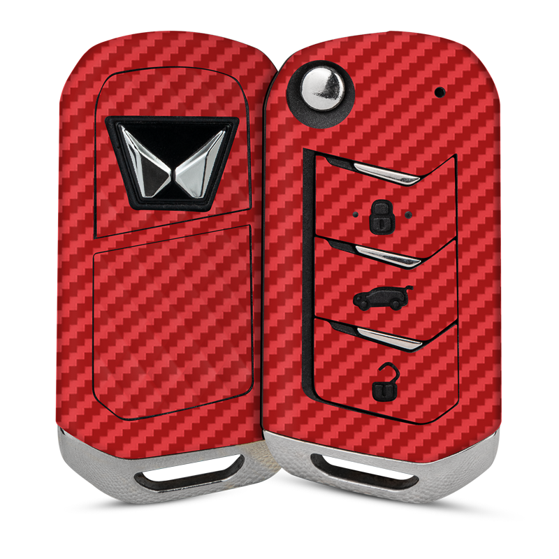 Carbon Fibre Red Key-1