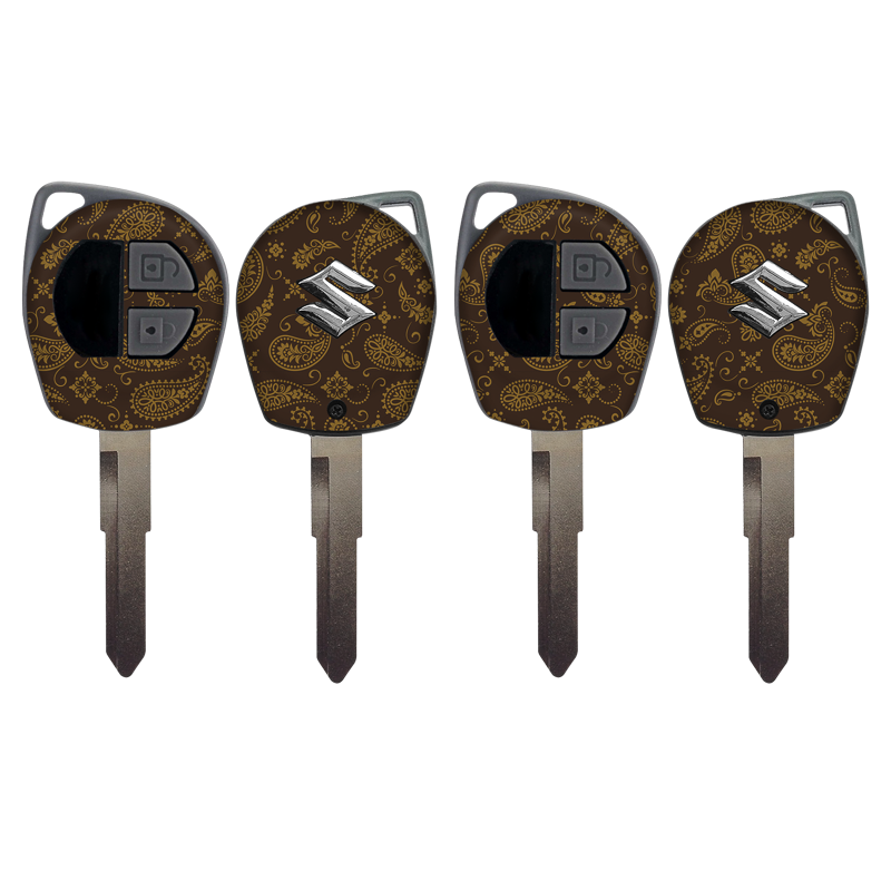 Brown Paisley Key-1 + Key-2