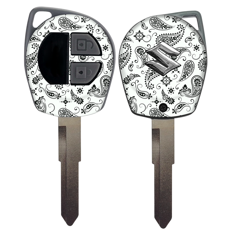 White Paisley Key-1