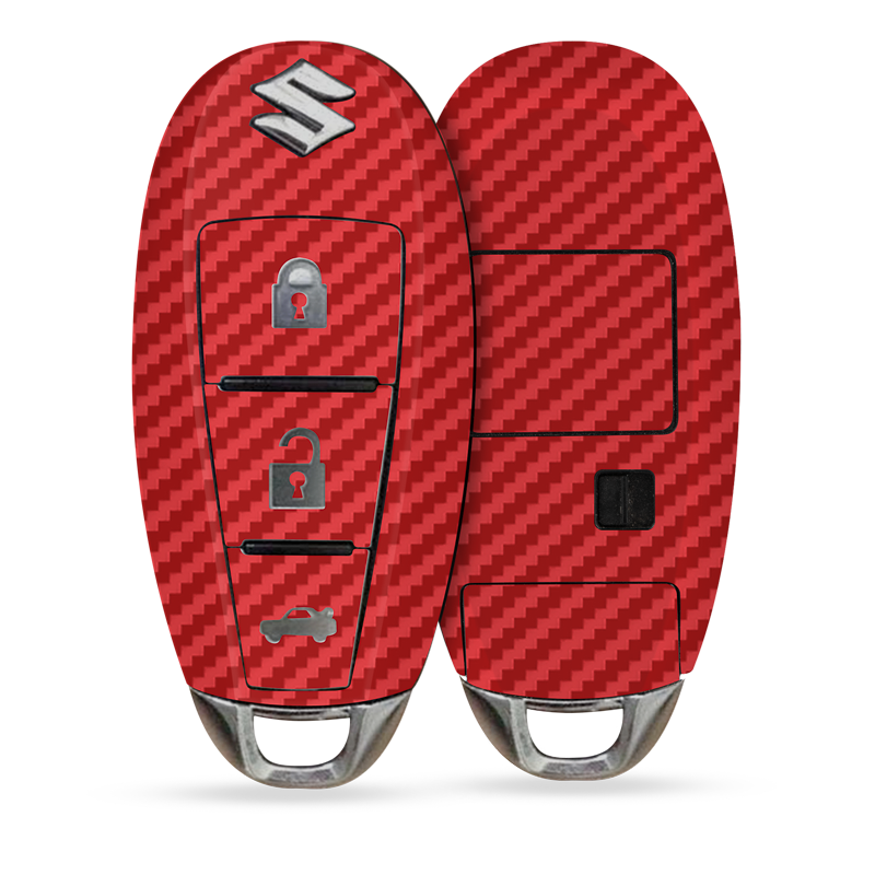 Carbon Fibre Red Key-1