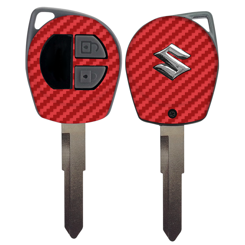 Carbon Fibre Red Key-1