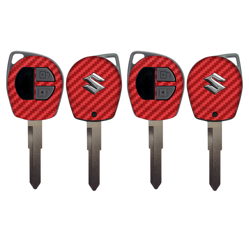 Carbon Fibre Red Key-1 + Key-2