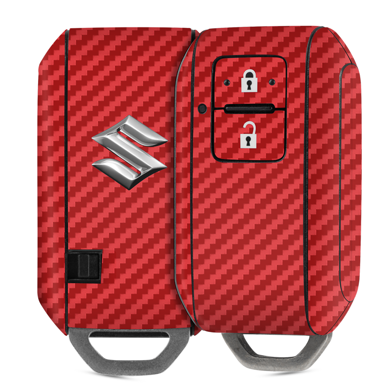 Carbon Fibre Red Key-1