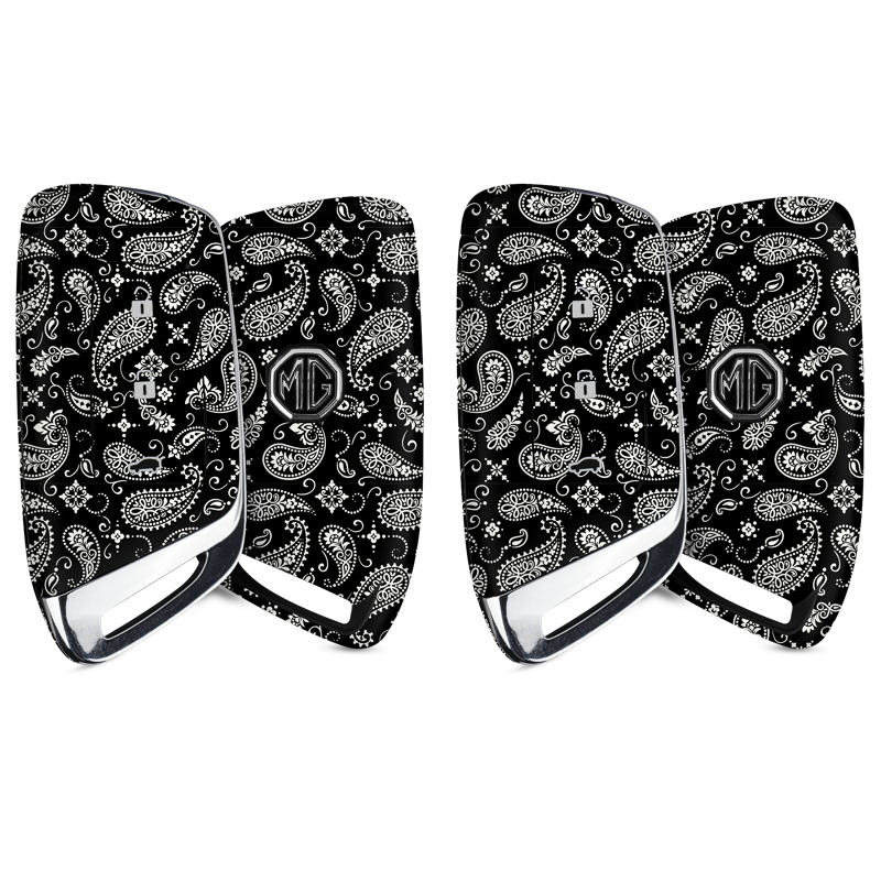 Black Paisley Key-1 + Key-2