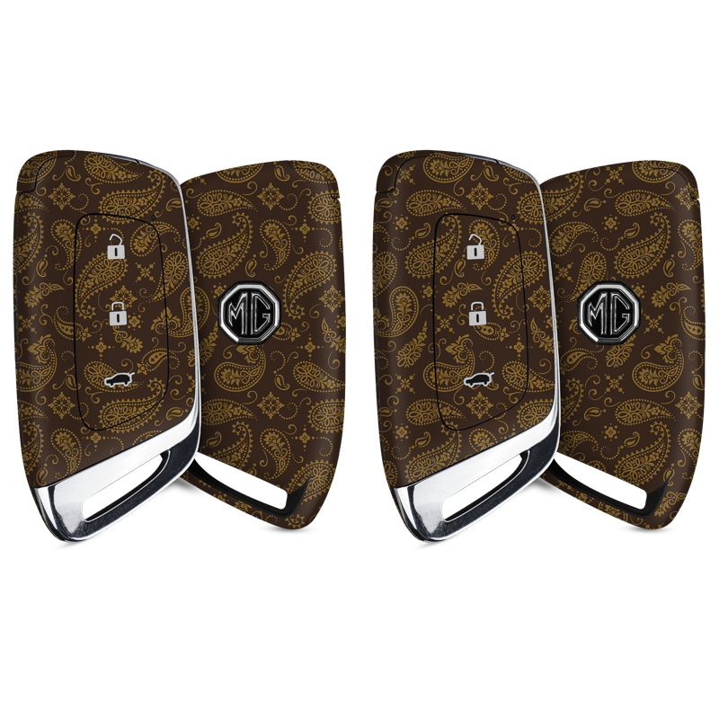 Brown Paisley Key-1 + Key-2