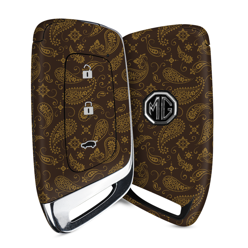 Brown Paisley Key-1