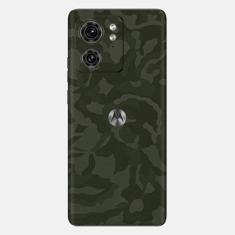 Green Camo Glass Back